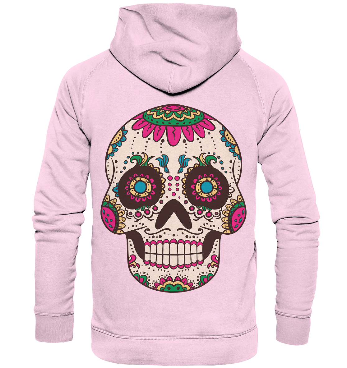 Skull Mouthcover Totenschädel Totenkopf  - Basic Unisex Hoodie