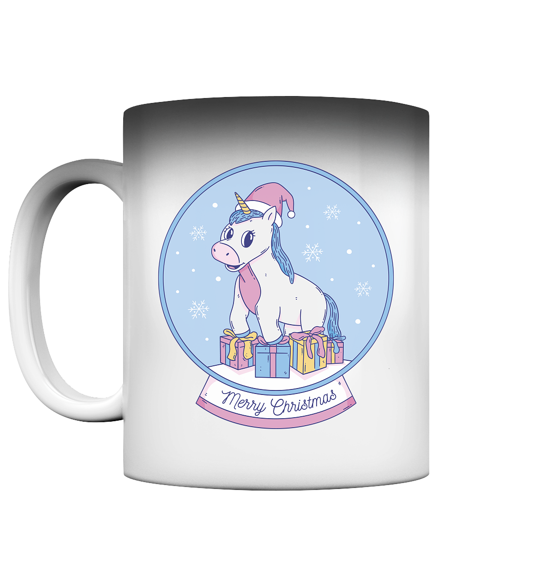 Weihnachten , Weihnachtskugel mit Einhorn , Unicorn Merry Christmas - Magic Mug