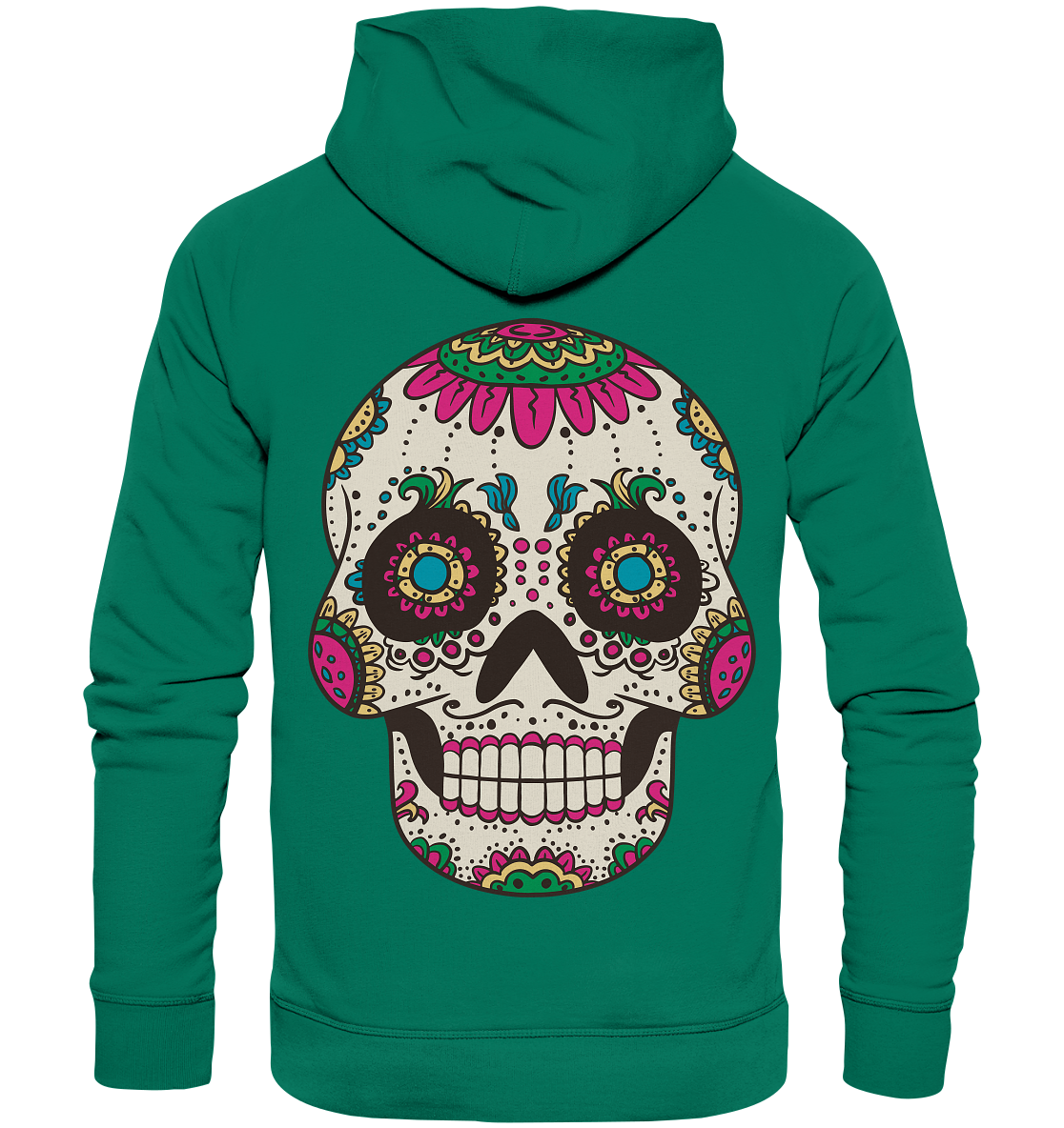 Skull Mouthcover Totenschädel Totenkopf  - Organic Hoodie