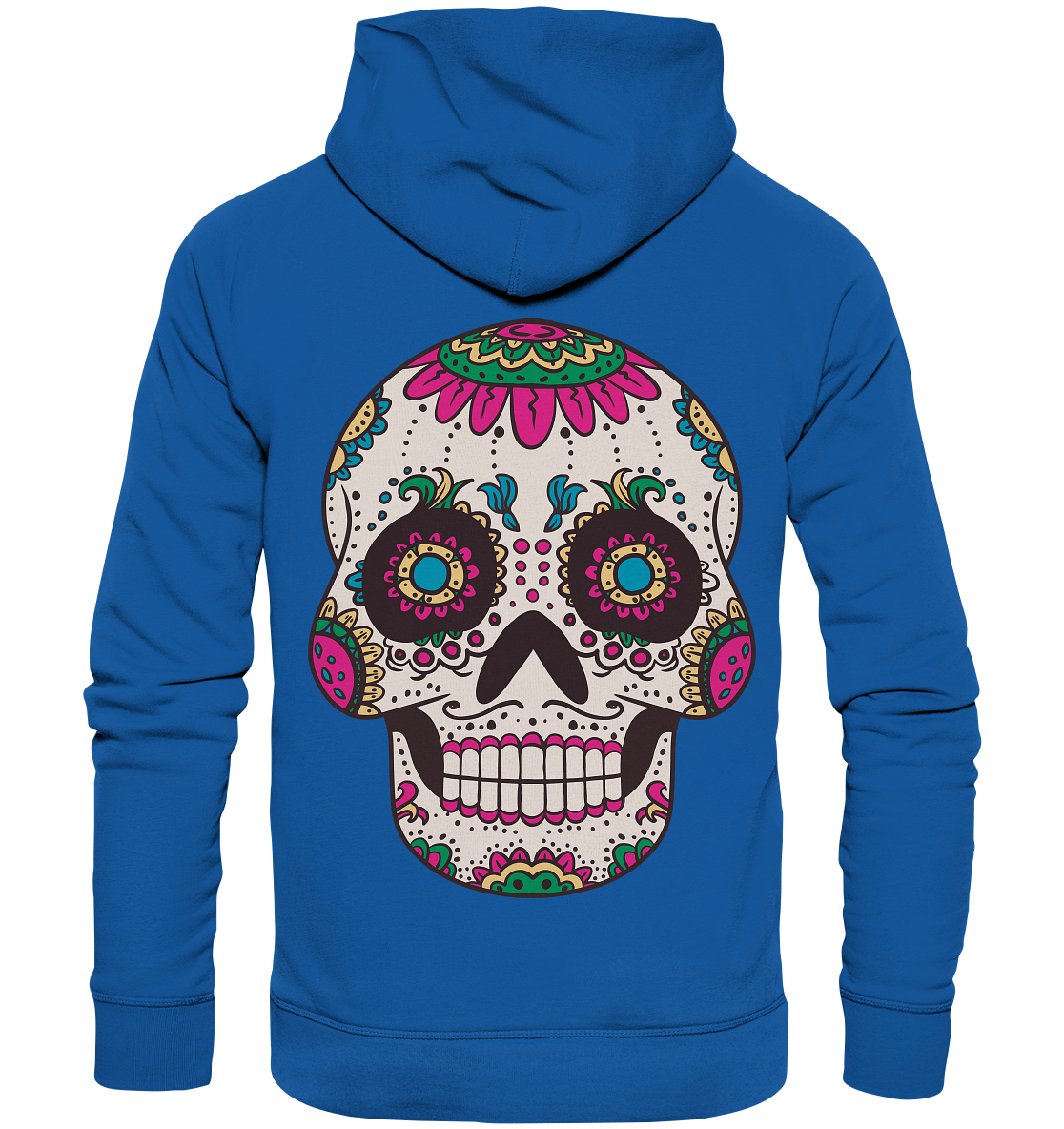 Skull Mouthcover Totenschädel Totenkopf  - Organic Hoodie