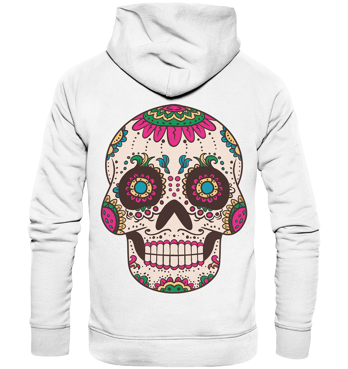 Skull Mouthcover Totenschädel Totenkopf  - Organic Hoodie