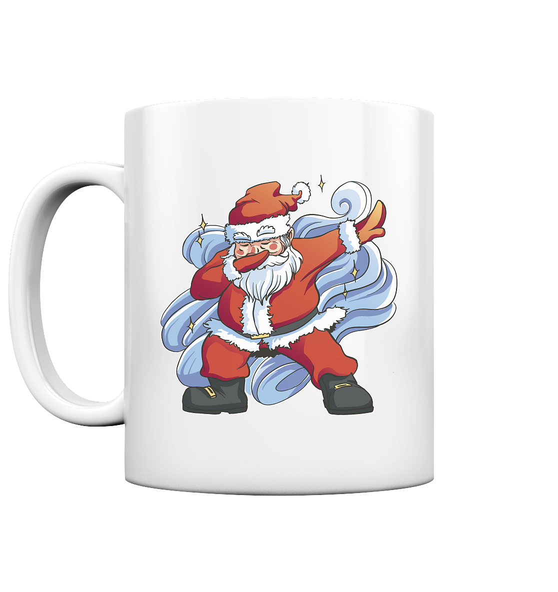 Christmas, Santa Claus Dabbing, dancing Santa Claus, fun, Santa Dabbing Christmas - cup glossy