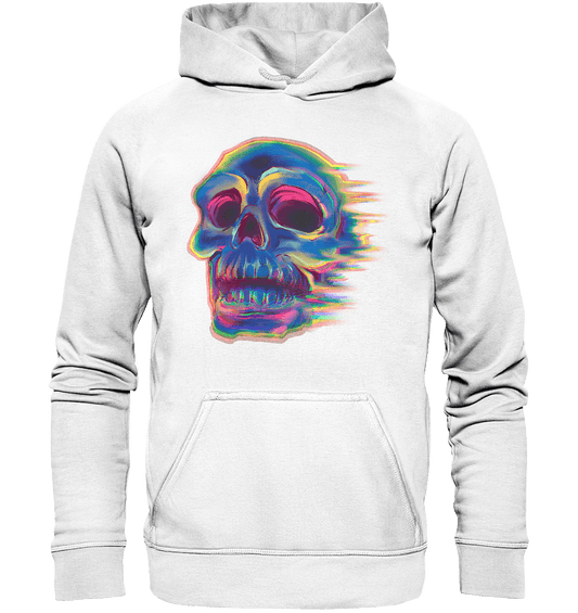 Design menschlicher Schädel, Totenkopf , Biker - Basic Unisex Hoodie - Online Kaufhaus München