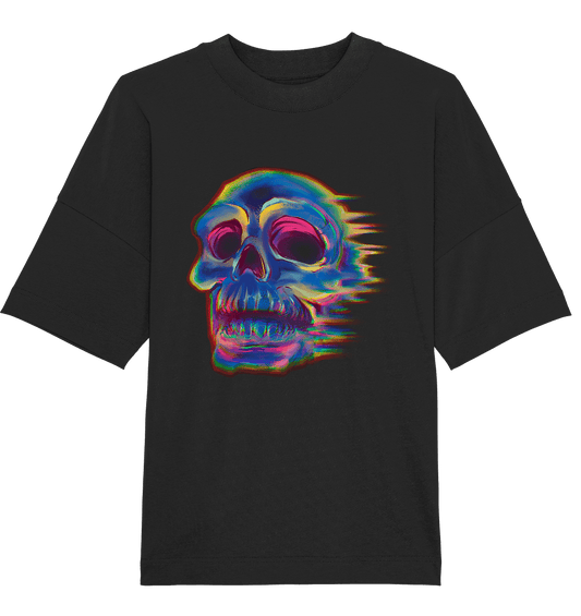 Design menschlicher Schädel, Totenkopf , Biker - Organic Oversize Shirt - Online Kaufhaus München