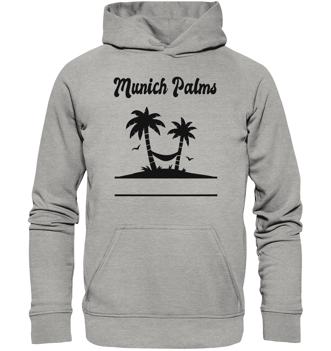 Design Munich Palms - Basic Unisex Hoodie - Online Kaufhaus München