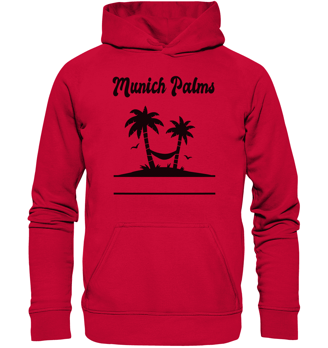 Design Munich Palms - Basic Unisex Hoodie - Online Kaufhaus München