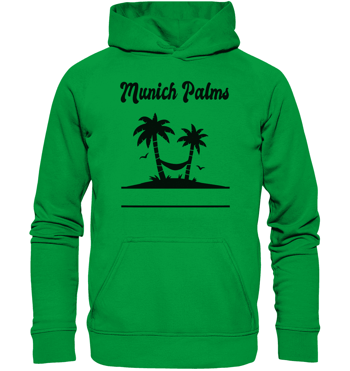 Design Munich Palms - Basic Unisex Hoodie - Online Kaufhaus München