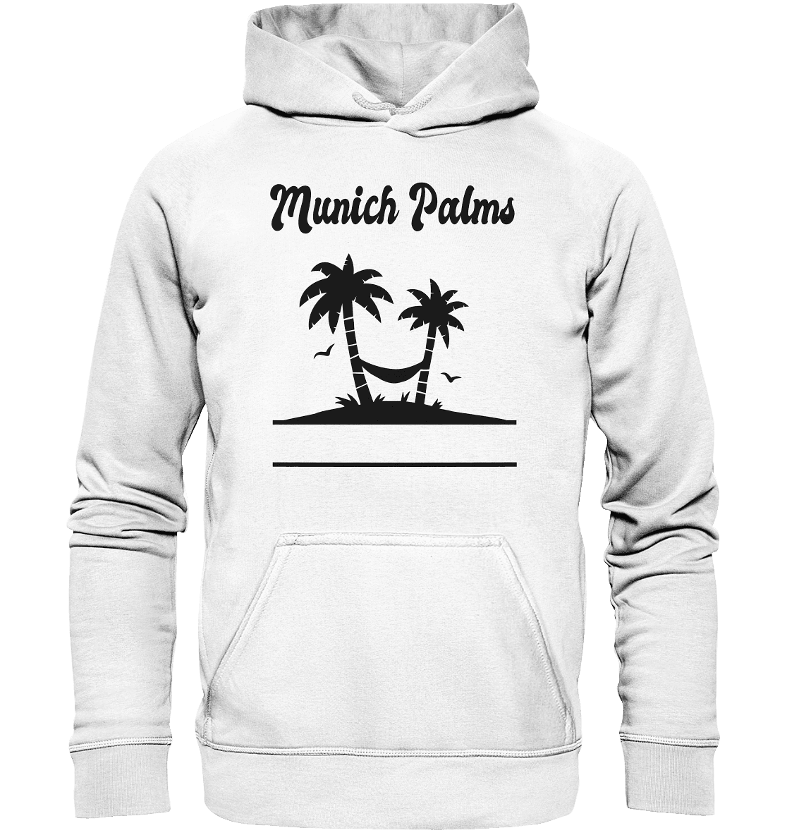 Design Munich Palms - Basic Unisex Hoodie - Online Kaufhaus München