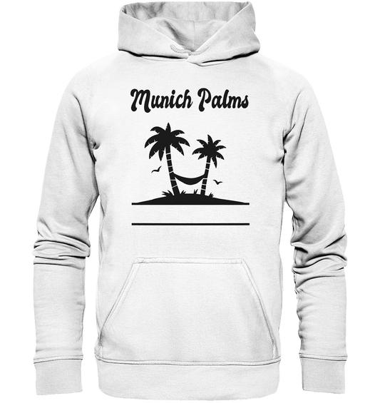 Design Munich Palms - Basic Unisex Hoodie - Online Kaufhaus München