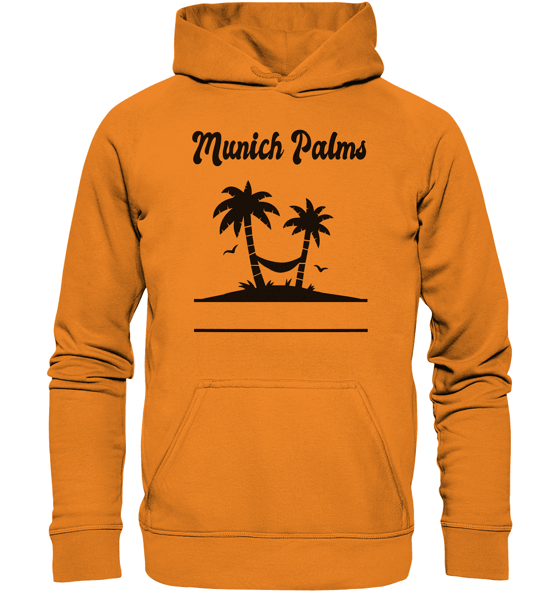 Design Munich Palms - Basic Unisex Hoodie - Online Kaufhaus München