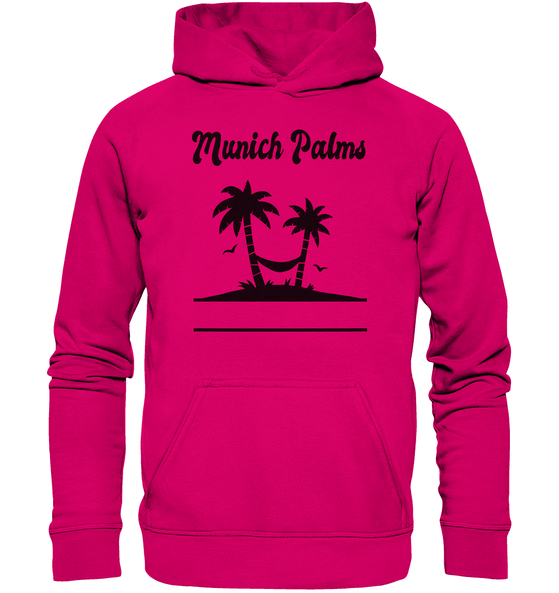 Design Munich Palms - Basic Unisex Hoodie - Online Kaufhaus München