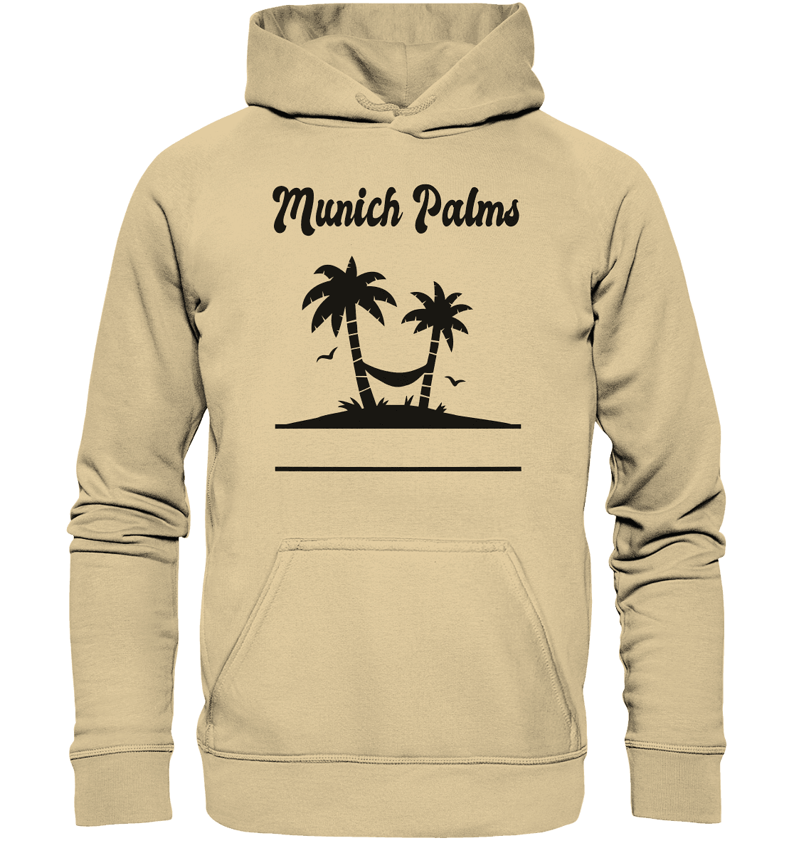 Design Munich Palms - Basic Unisex Hoodie - Online Kaufhaus München