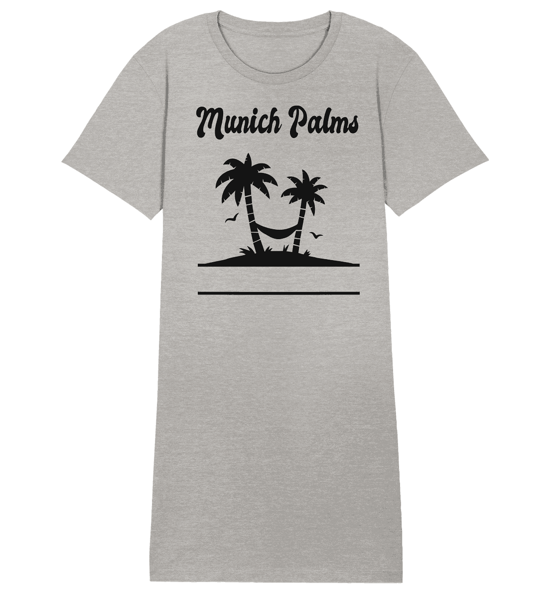 Design Munich Palms - Ladies Organic Shirt Dress - Online Kaufhaus München