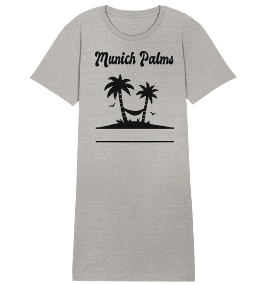 Design Munich Palms - Ladies Organic Shirt Dress - Online Kaufhaus München