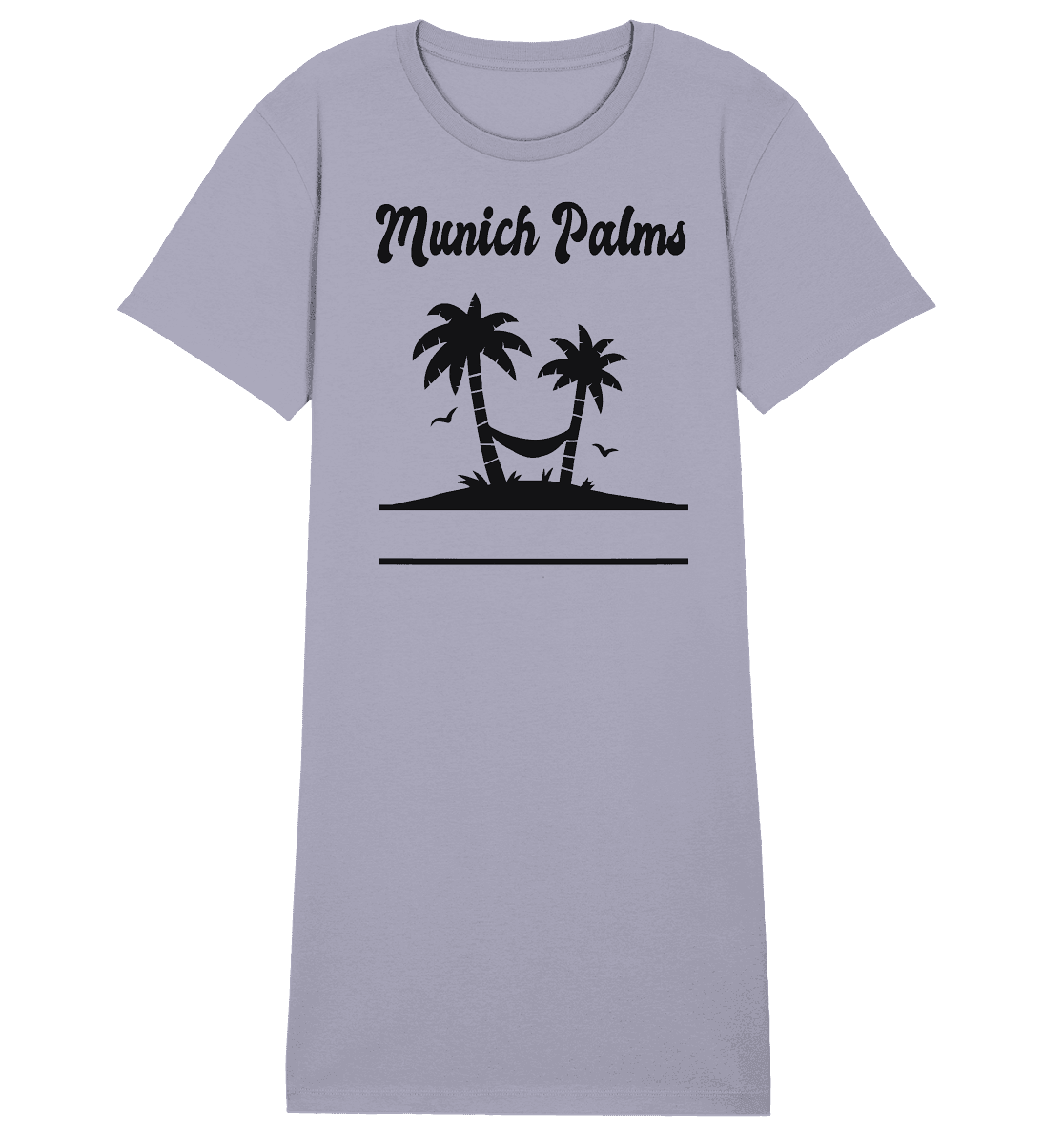 Design Munich Palms - Ladies Organic Shirt Dress - Online Kaufhaus München