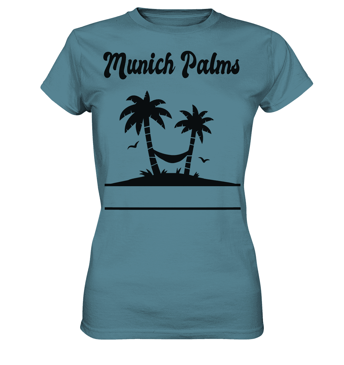 Design Munich Palms - Ladies Premium Shirt - Online Kaufhaus München