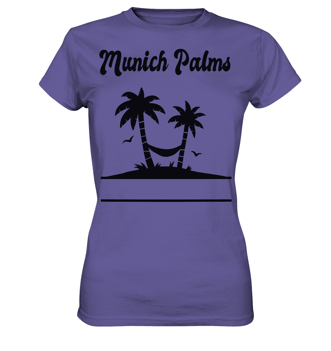 Design Munich Palms - Ladies Premium Shirt - Online Kaufhaus München