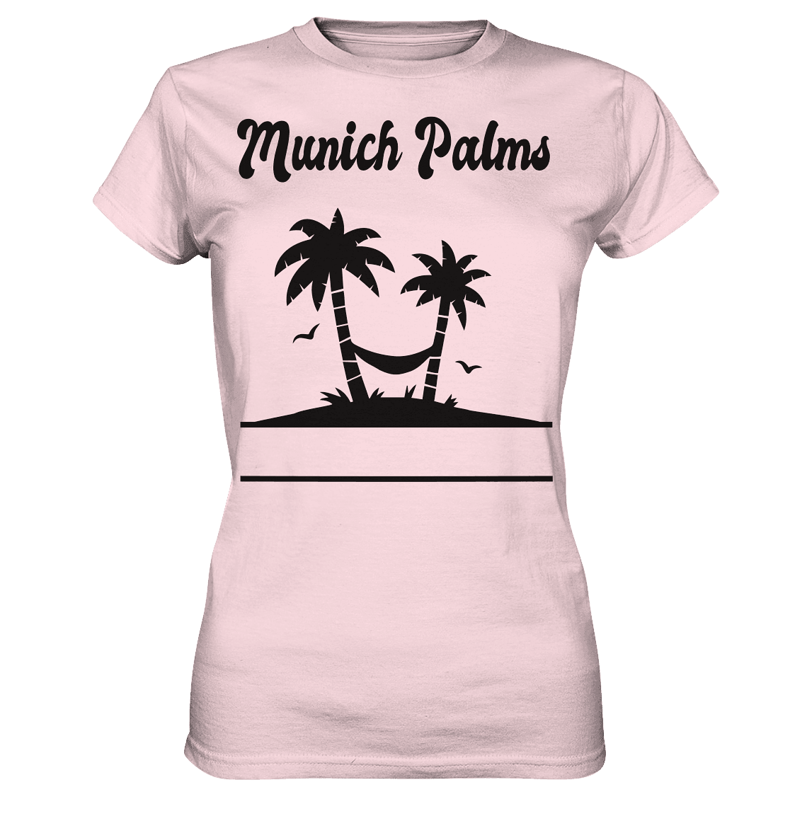 Design Munich Palms - Ladies Premium Shirt - Online Kaufhaus München