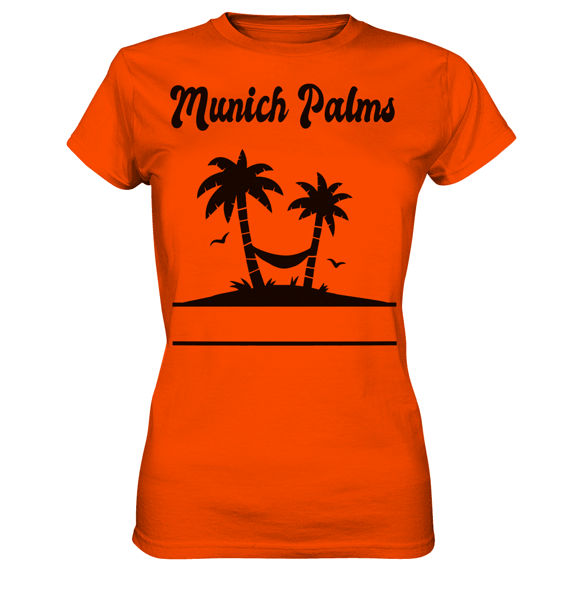 Design Munich Palms - Ladies Premium Shirt - Online Kaufhaus München
