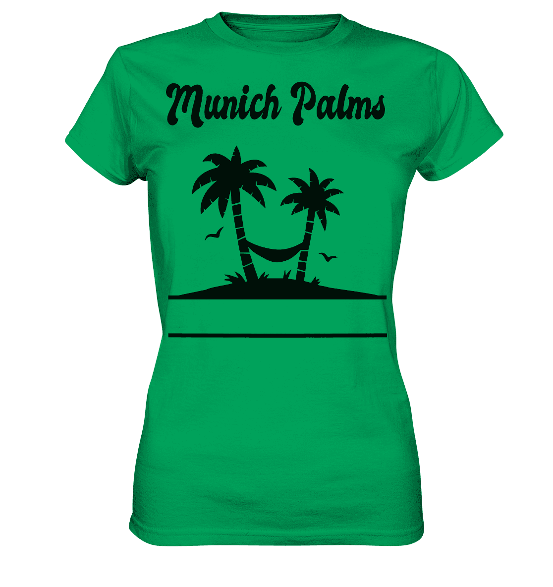 Design Munich Palms - Ladies Premium Shirt - Online Kaufhaus München