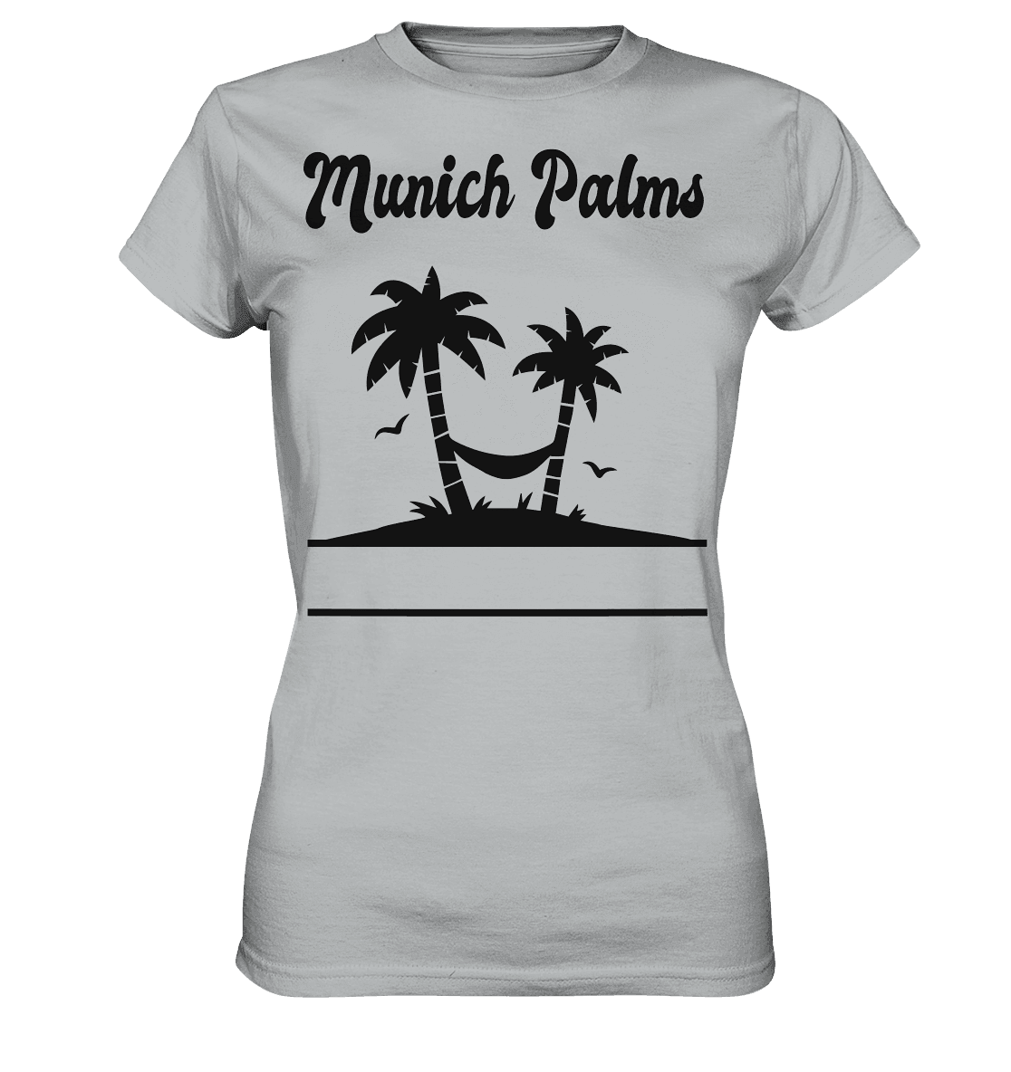 Design Munich Palms - Ladies Premium Shirt - Online Kaufhaus München