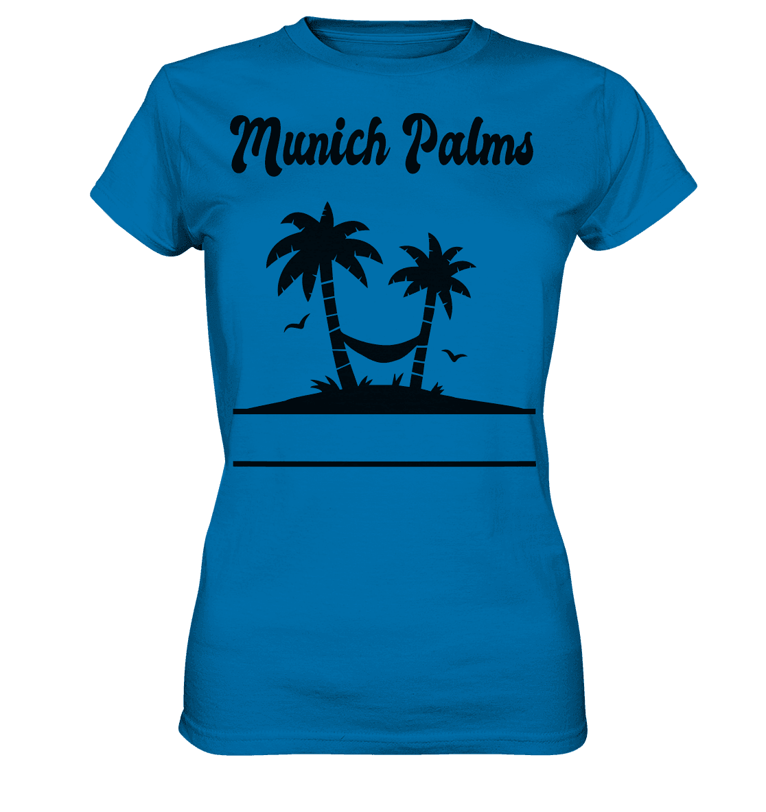 Design Munich Palms - Ladies Premium Shirt - Online Kaufhaus München