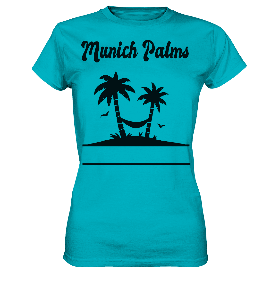 Design Munich Palms - Ladies Premium Shirt - Online Kaufhaus München