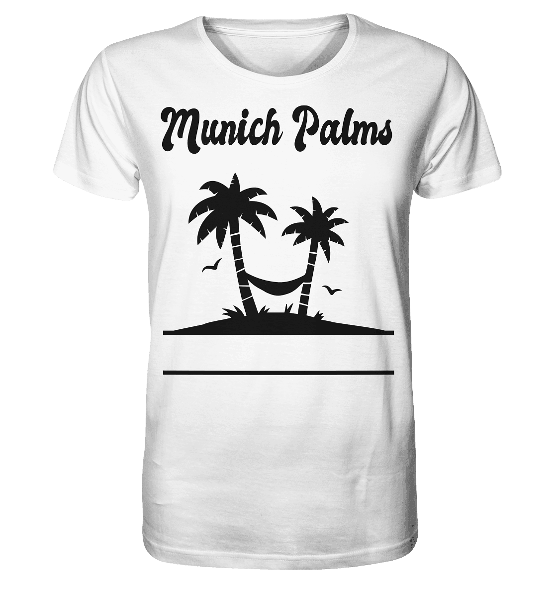 Design Munich Palms - Organic Basic Shirt - Online Kaufhaus München