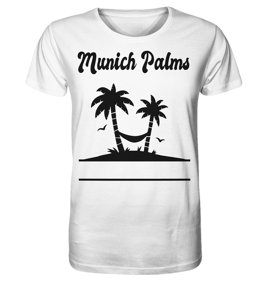 Design Munich Palms - Organic Basic Shirt - Online Kaufhaus München
