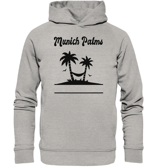 Design Munich Palms - Organic Fashion Hoodie - Online Kaufhaus München