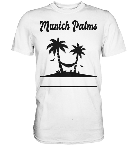 Design Munich Palms - Premium Shirt - Online Kaufhaus München