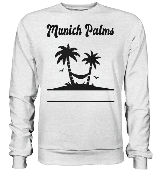 Design Munich Palms - Premium Sweatshirt - Online Kaufhaus München
