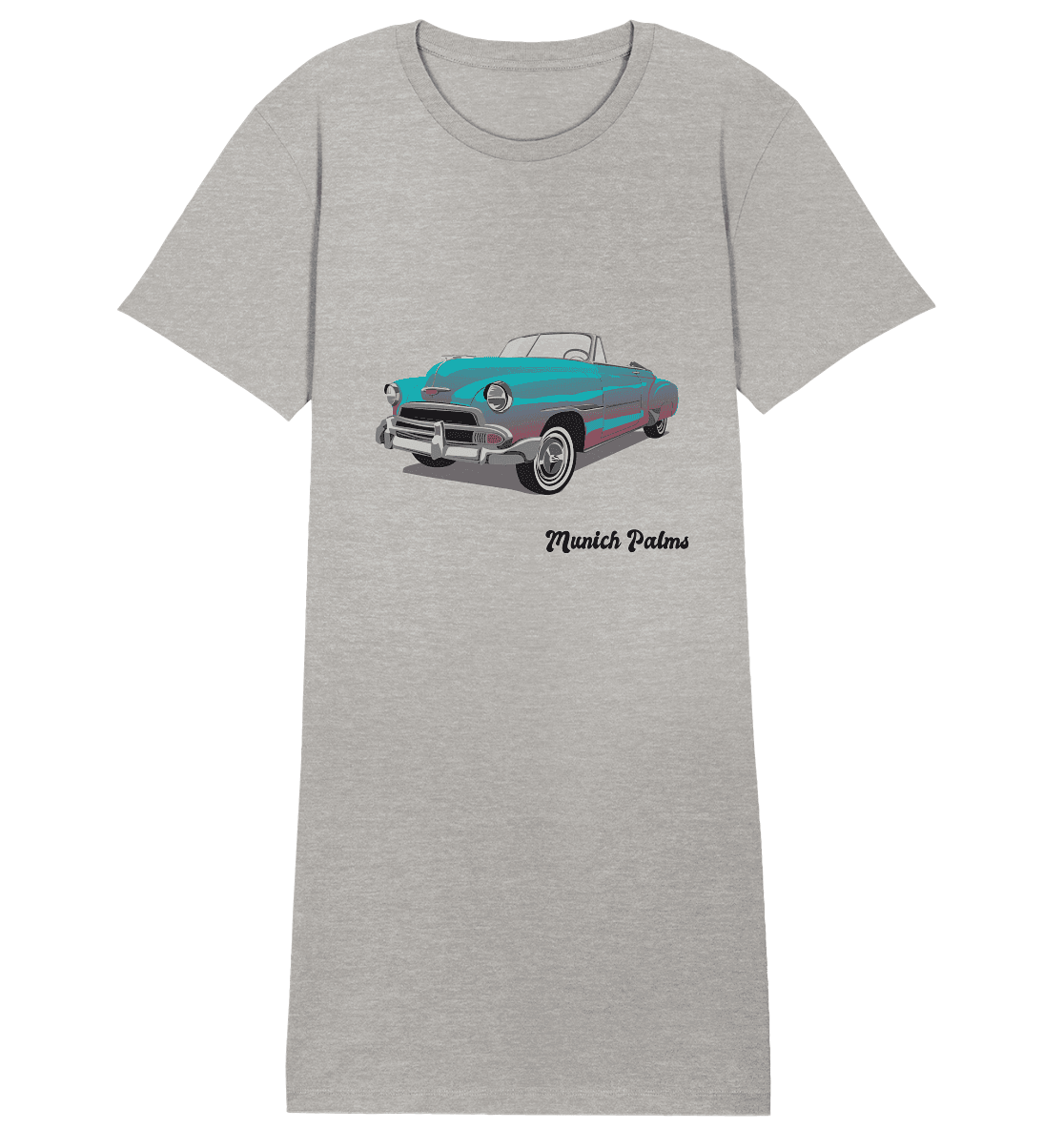 Fleetline Retro Classic Car Oldtimer , Auto ,Cabrio by Munich Palms - Ladies Organic Shirt Dress - Online Kaufhaus München