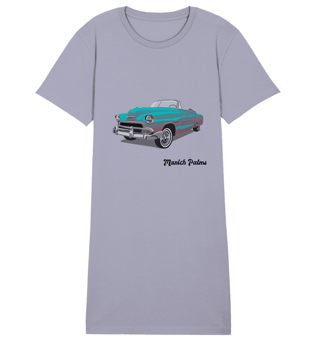Fleetline Retro Classic Car Oldtimer , Auto ,Cabrio by Munich Palms - Ladies Organic Shirt Dress - Online Kaufhaus München