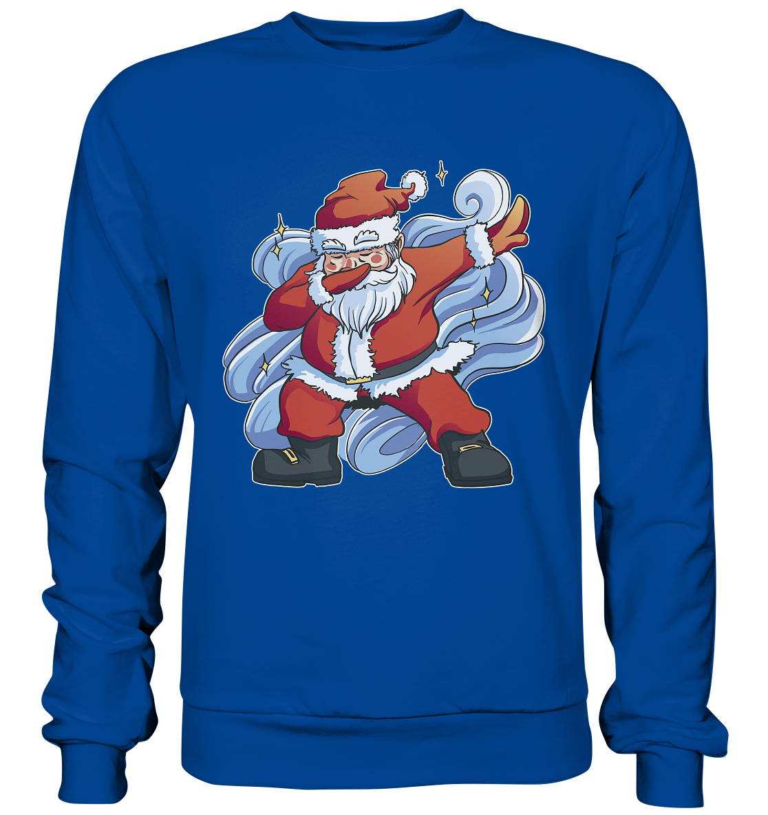 Christmas, Santa Claus Dabbing, dancing Santa Claus, fun, Santa Dabbing Christmas - Basic sweatshirt