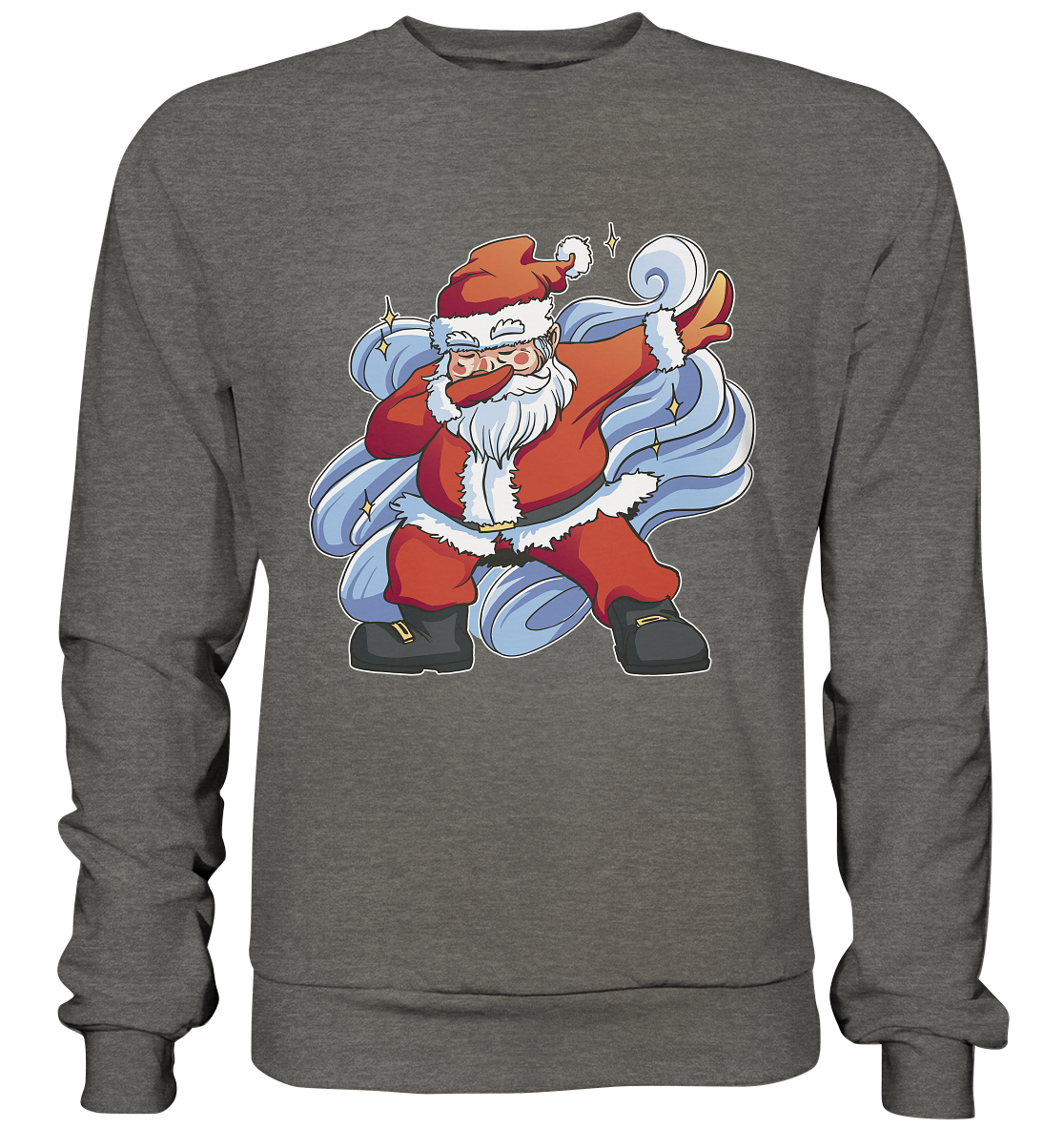 Weihnachten, Nikolaus Dabbing ,tanzender Nikolaus ,Fun ,Santa Dabbing  Christmas - Basic Sweatshirt