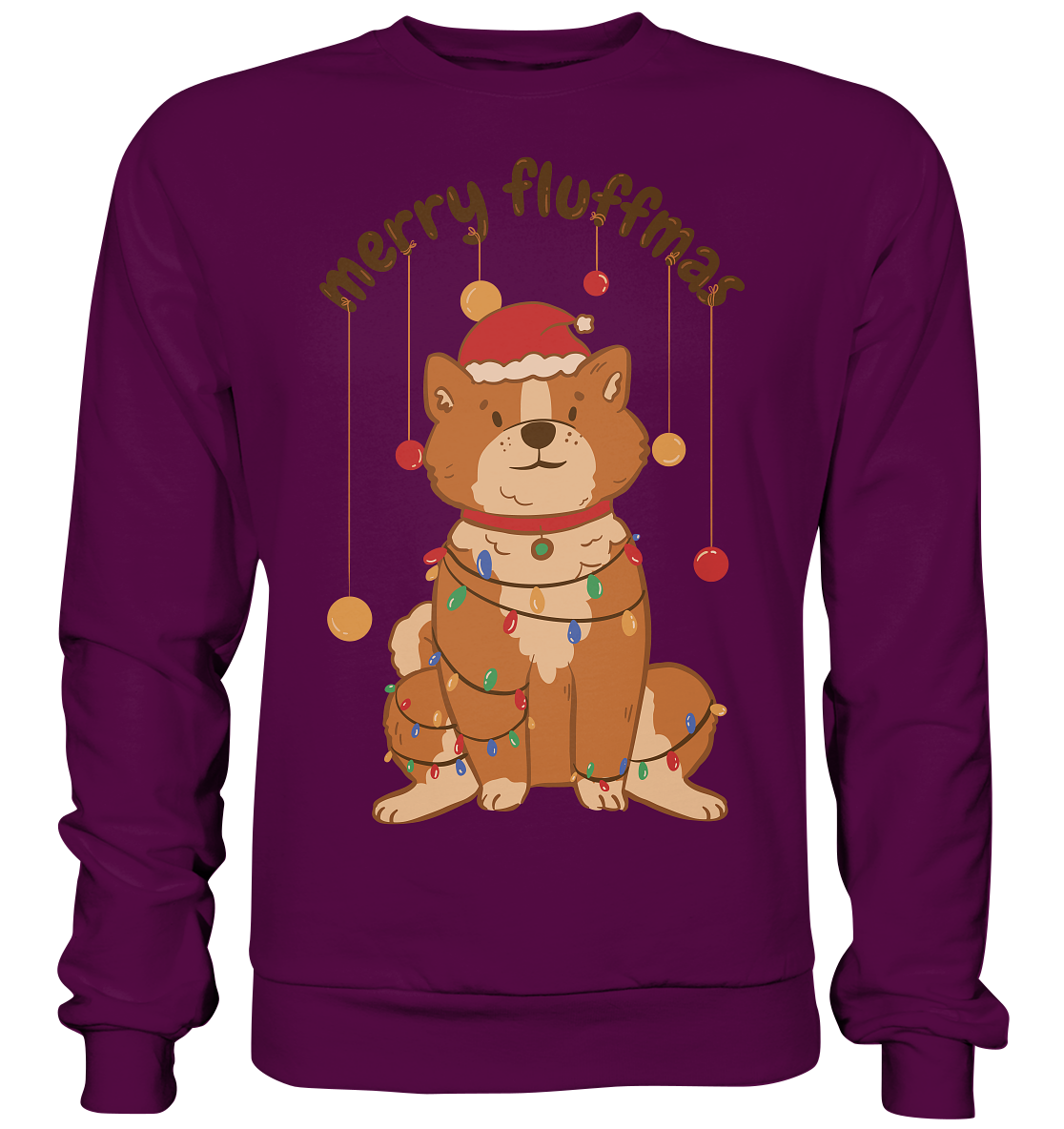 Christmas motif Fun Merry Fluffmas - Basic sweatshirt