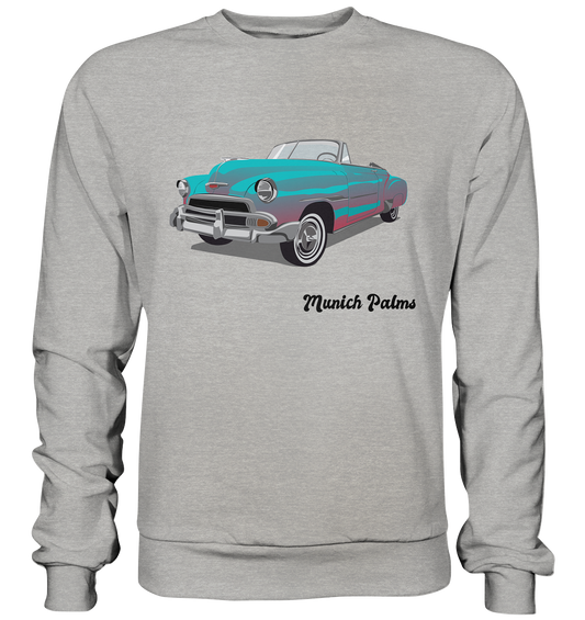 Fleetline Retro Classic Car Oldtimer, Car, Convertible by Munich Palms - Basic Sweatshirt