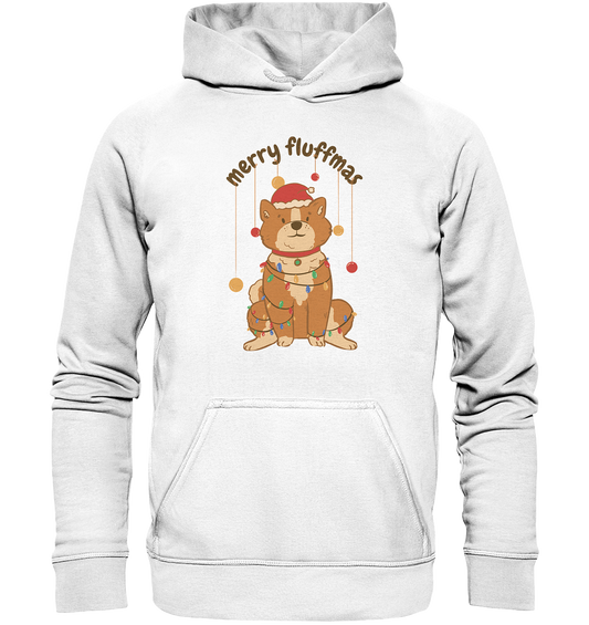 Weihnachtliches Motiv Fun Merry Fluffmas - Basic Unisex Hoodie