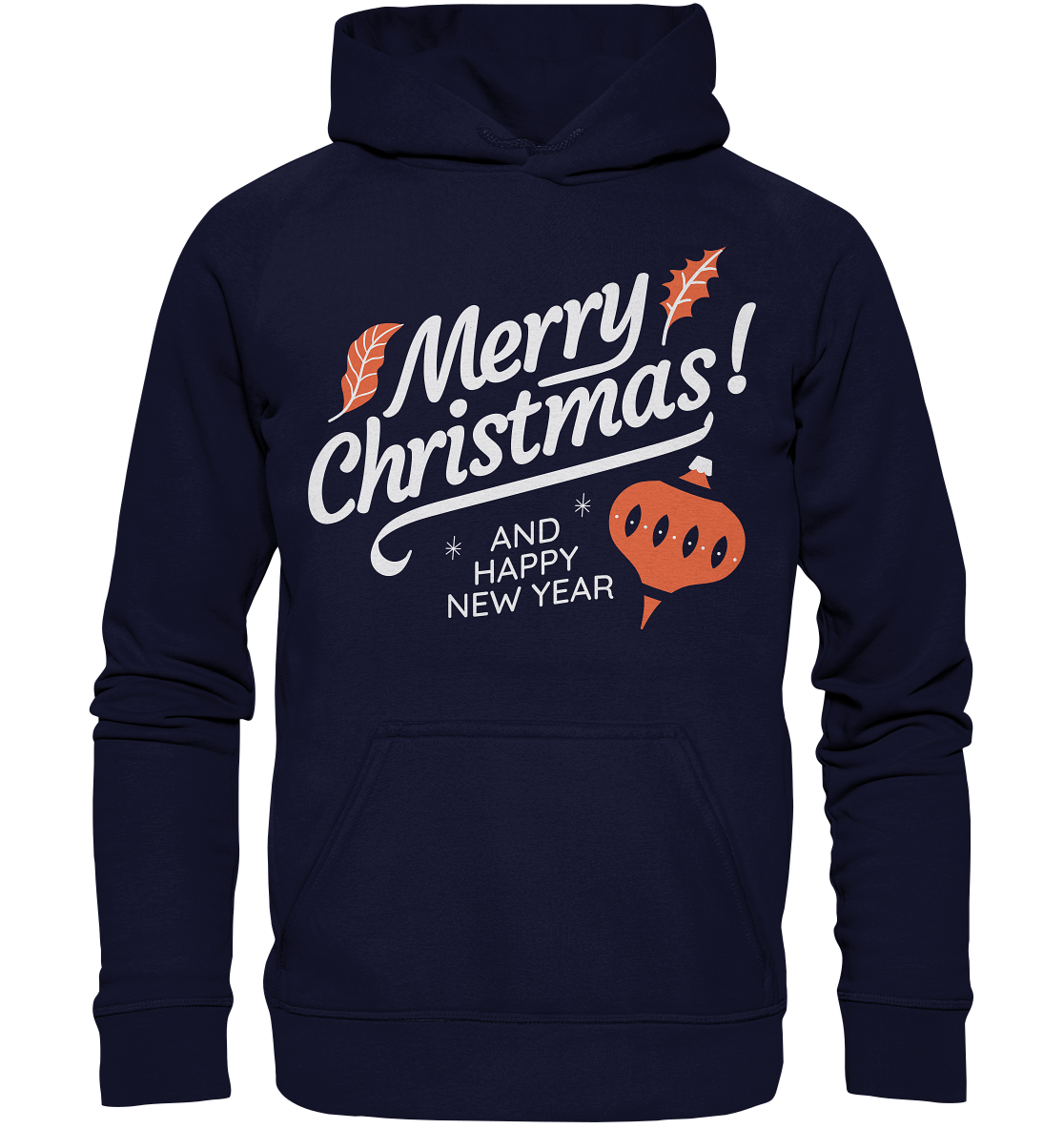 Merry Christmas and Happy New Year, Merry Christmas and Happy New Year - Basic Unisex Hoodie XL