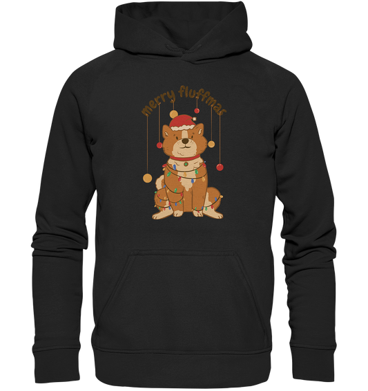 Weihnachtliches Motiv Fun Merry Fluffmas - Basic Unisex Hoodie XL