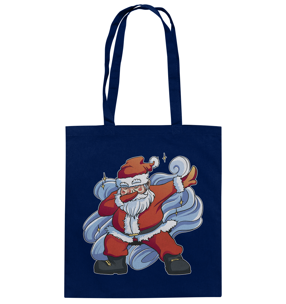 Christmas, Santa Dabbing, dancing Santa Claus, fun, Santa Dabbing Christmas - cotton bag