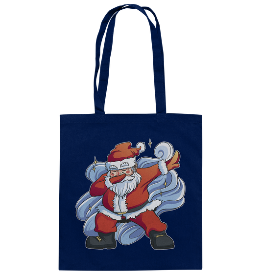 Christmas, Santa Dabbing, dancing Santa Claus, fun, Santa Dabbing Christmas - cotton bag