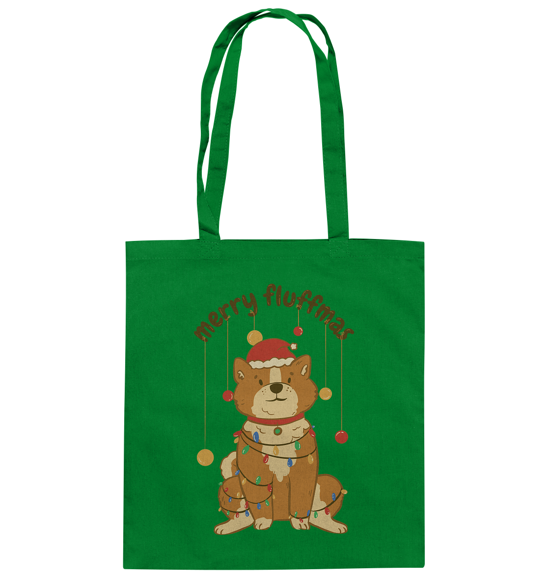 Christmas motif Fun Merry Fluffmas - cotton bag