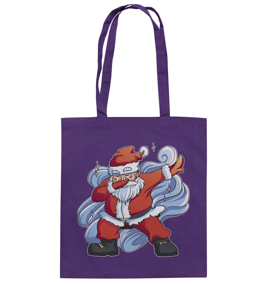 Weihnachten, Nikolaus Dabbing ,tanzender Nikolaus ,Fun ,Santa Dabbing  Christmas - Baumwolltasche