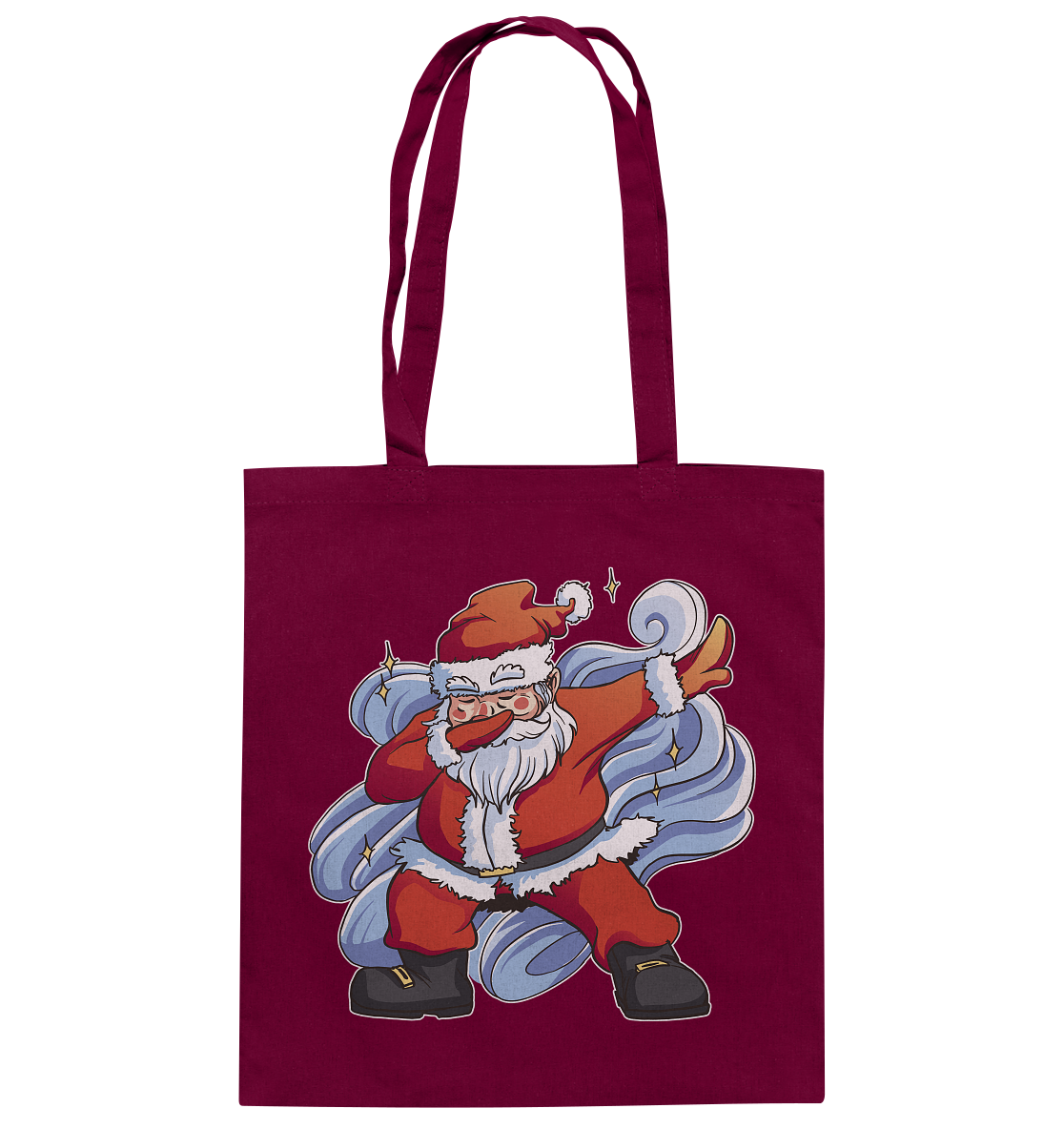 Christmas, Santa Dabbing, dancing Santa Claus, fun, Santa Dabbing Christmas - cotton bag