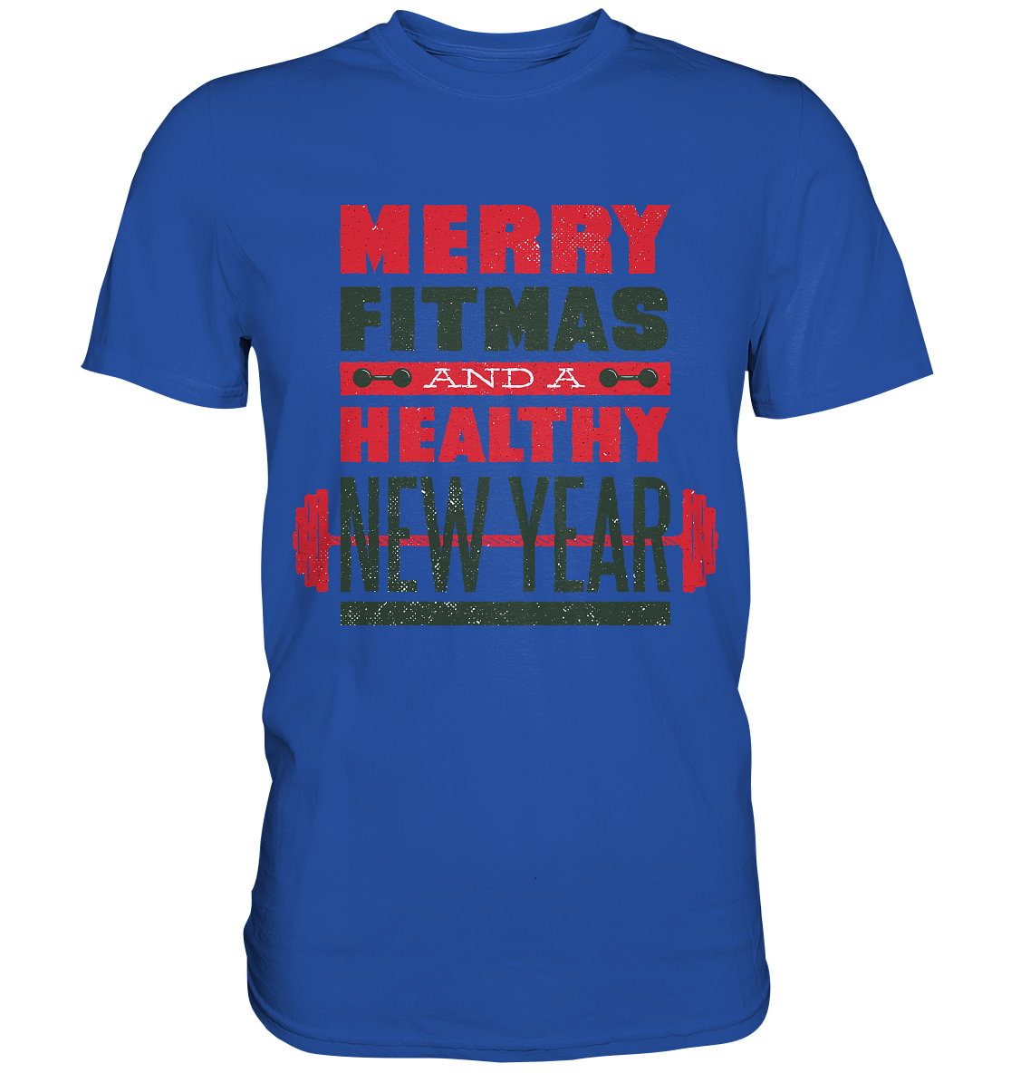 Christmas design, Gym, Merry Fitmas and a Healthy New Year - Classic Shirt