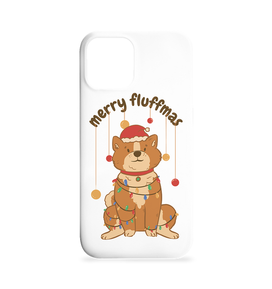 Christmas motif Fun Merry Fluffmas - iPhone 12 / 12 Pro mobile phone case