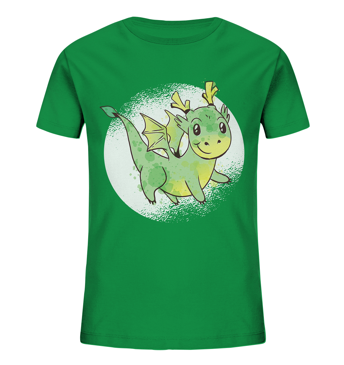 Little green dragon, the children's favorite - Kids Organic Shirt