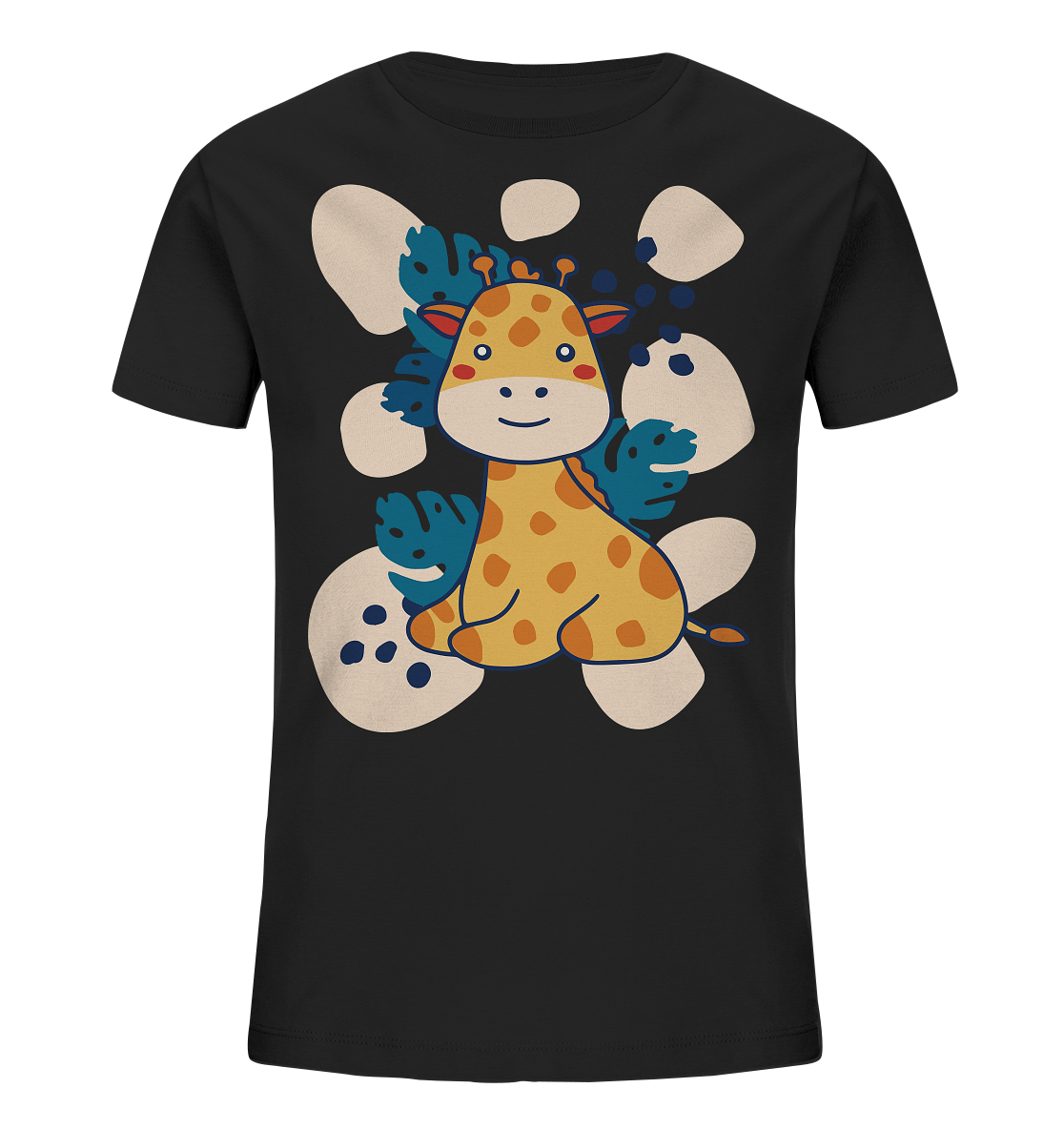 Süße Baby Giraffe ,Kindermotiv  - Kids Organic Shirt